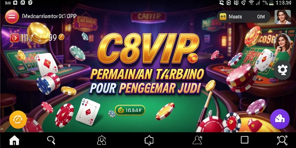 Tampilan gameplay seru dari C8VIP yang mengajak Anda merasakan sensasi Kasino.