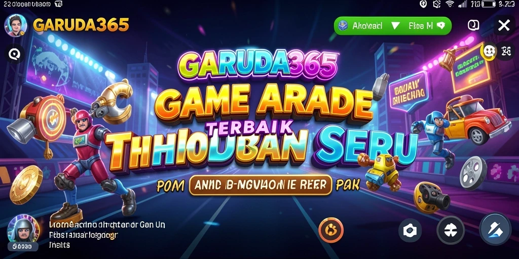 Tampilan gameplay menyenangkan dan seru di GARUDA365.