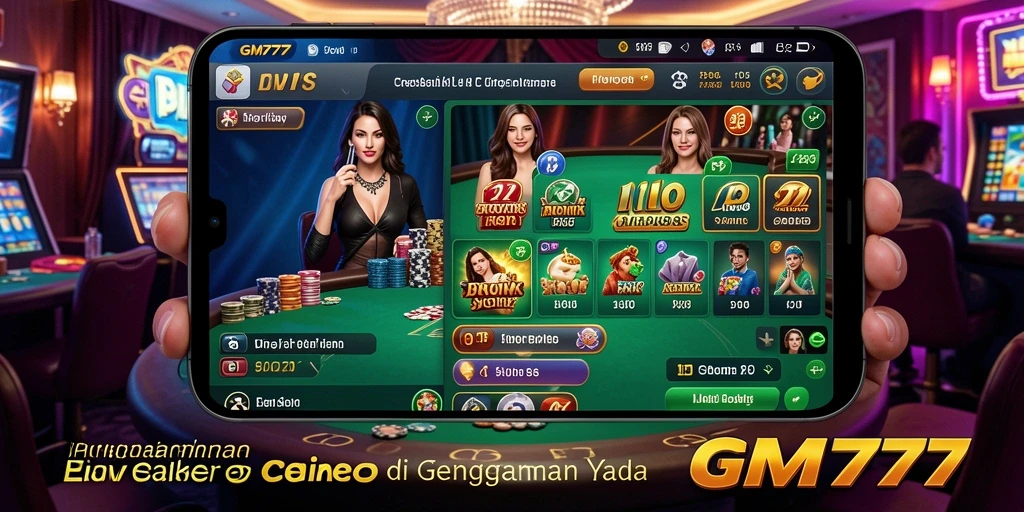 Tampilan gameplay Live Casino yang menegangkan dan interaktif.