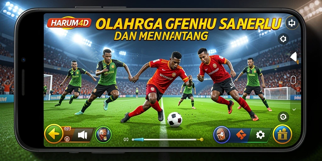 Tampilan gameplay HARUM4D yang penuh aksi dan seru.