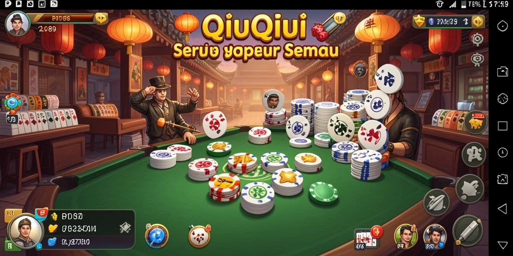 Screenshot gameplay PT89 yang menampilkan aksi QiuQiu yang mendebarkan.